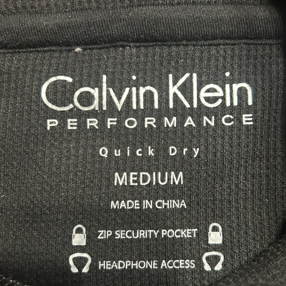 Calvin Klein Marbled Performance Women's Size medium   Black and Gray Jacket NWT - Picture 5 of 6